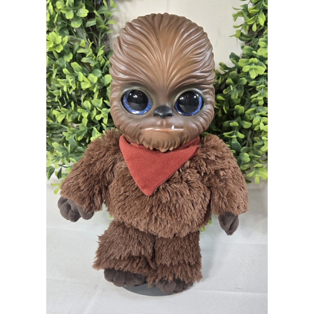MATTEL 2021 Star Wars Galactic Pals Baby Wookiee Chewbacca 11" Plush Stuffed Toy